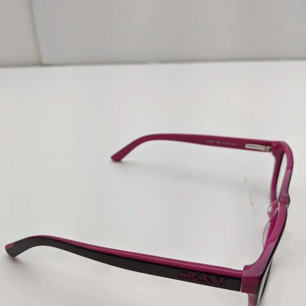🕶️ DKNY DY4668 3686 Bordeaux on Pink Cat Eye Eyeglasses 51/16-135 / JLE302🕶️